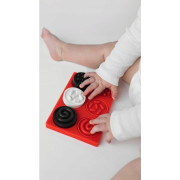 Puzzle senzorické kolieska, kontrastné