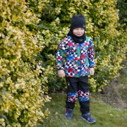 Detská softshellová bunda Duo Play of colors biela Esito