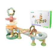 Guľôčková dráha Strom Pastel 44 ks Tooky Toy