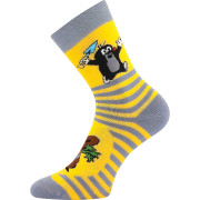 Ponožky detské froté Krtko obrázkové chlapčenské (3 páry)