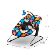 Lehátko hojdacia Calmee Happy Shapes 0 m+, do 9 kg Kinderkraft