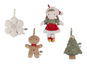 Vianočné ozdoby plyšové Rosa Little Dutch