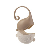 Krabička na cumlík opička hnedá Akuku