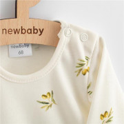 Dojčenské šaty z organickej bavlny s dlhým rukávom New Baby Olivy
