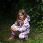 Detská softshellová bunda Duo Jednorožec - ružová Esito