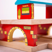 Nádražie nad cestou Bigjigs Rail