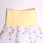 Detské kraťasy Unicorn biele Esito