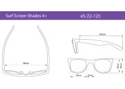 Okuliare proti modrému svetlu Surf 4+ Real Shades