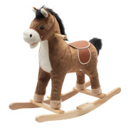 Hojdací koník s melódiou hnedý PlayTo