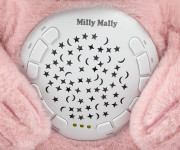 Plyšový zaspávač medvedík s projektorom Bear pink Milly Mally
