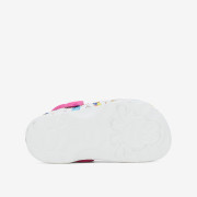 Detské clogsy nazúvaky Tlapková patrola Little Frog bielo/ruž. s amuletom Coqui