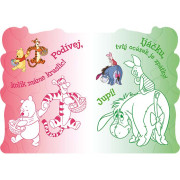 Tvarované omaľovánky Macko Pú