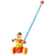 Jazdík medveď na tyči drevený 55 cm