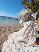 Bio mušelínový klobúčik Daisies T-tomi