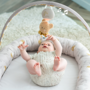 Hniezdo pre bábätko s hrazdou Little Explorer Taf Toys