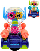 Robot so svetelným a zvukovým efektom