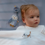 Muchláčik na cumlík sova Forest Friends Little Dutch