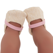 Šaty pre bábiku ružové s doplnkami LullaBaby