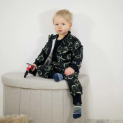 Mikina na zips Motokros - čierna Esito