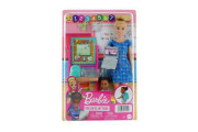 Barbie Povolanie herný set s bábikou - učiteľka v modrých šatách