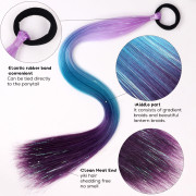 Vrkôčik s gumičkou Mermaid Fantasy 60 cm