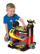 3 poschodová garáž s 5 autíčkami Teamsterz