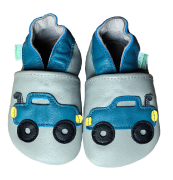 Kožené capáčky Barefoot Veľ. L (12-18 mes.) Hopi Hop