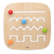 Drevený nástenný panel - výučba kreslenia Viga