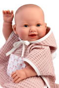 Žmurkajúca a cikajúca realistická bábika celovinylovým telom Mia 50417 Antonio Juan