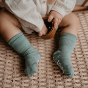 Detské ponožky Stay-on-Socks Antislip veľ. 18-24 m Calming Green 1 pár