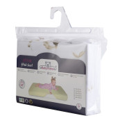 Bavlnená prestieradlo s gumou a potlačou 70 x 140 cm Babymatex