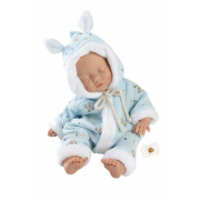 Little Baby 63301 Llorens - Spiaca realistická bábika s mäkkým telom 32 cm