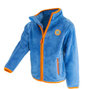 Mikina chlapčenská chlpatá so stojačikom modrá Pidilidi