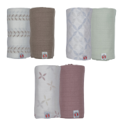 Swaddler Solid Matcha 2balenie 110 x 110 cm Lodger