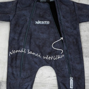 Rastúca softshellová kombinéza s fleecom Šedý melír Esito