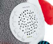 Plyšový zaspávač panda s projektorom Milly Mally