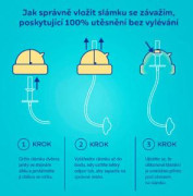 Hrnček nevylievací so slamkou a závažím BabiesBoo 270 ml Gepard Canpol babies