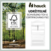 Drevená stolička 2v1 Alpha+ Hauck