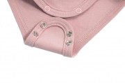 Rastúce body Nature s dlhým rukávom a volániky staroružovej Baby Nellys