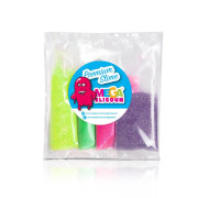 Sada neónových práškov do slizu - 4 farby