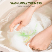 Prstové prírodné farby v prášku 6 ks