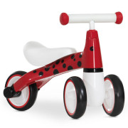 Detské odrážadlo 1st Ride s tromi kolesami Ladybug Red Hauck