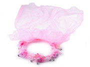 Venček/korunka do vlasov so závojom