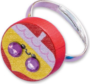 Kreatívna súprava Výroba šperkov drevené korálky Lesné zvieratká 4 ks Janod Atelier