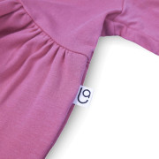 Šaty tenké s dlhým rukávom Outlast® UV 50+ tm. staroružové Little Angel