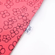 Overal tenká krátka tlač Outlast® UPF 50+ jahodový, kvietky