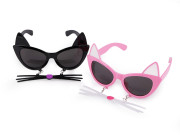 Párty/karnevalové okuliare mačka s ňufákom - detské