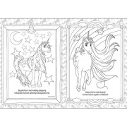 Omaľovánky A4 so samolepkami Jednorožce