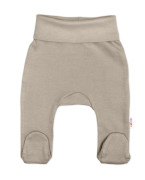 Bavlnená súprava pre bábätko do pôrodnice Made with love, tm. béžová Baby Nellys