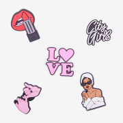 Amulety - ozdoby na topánky Amuletz Girls mix Coqui